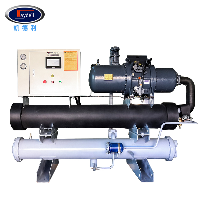 Kaydeli 50HP screw chiller water cooled screw chiller industrial freezer customization 