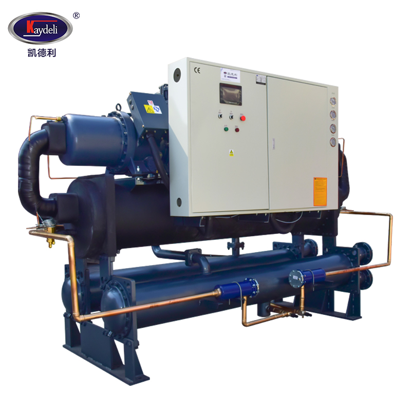 150ton 180hp Water-cooled Screw Chillers in plastic industry for extruder, injection machine, blowing machine