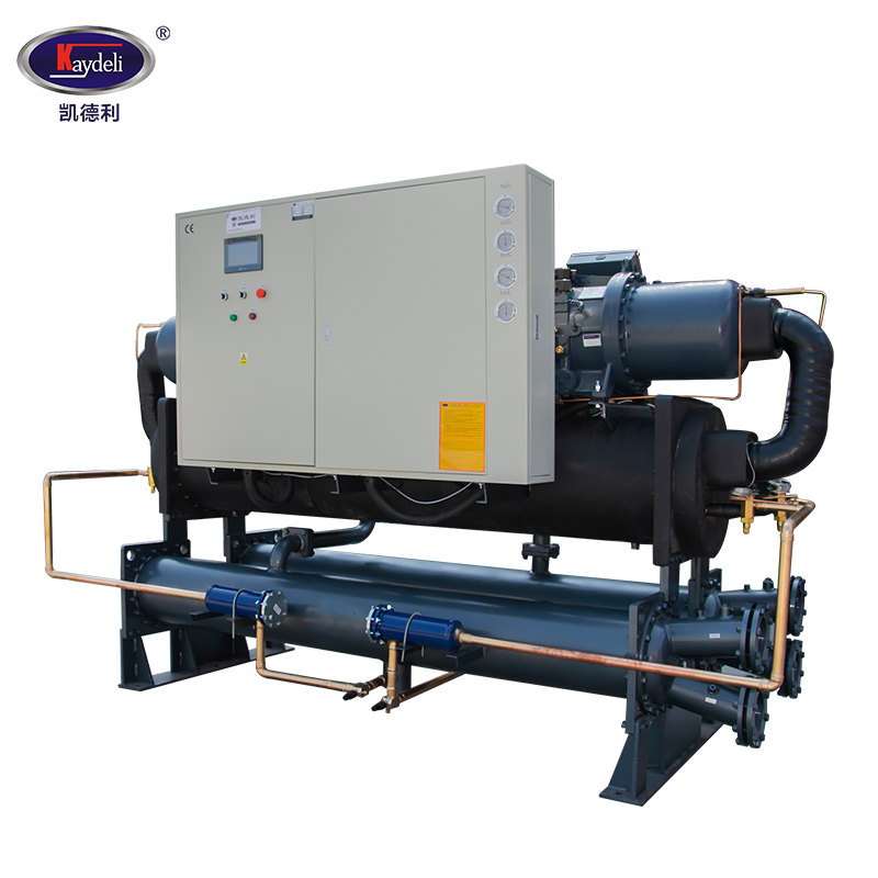 150ton 180hp Water-cooled Screw Chillers in plastic industry for extruder, injection machine, blowing machine