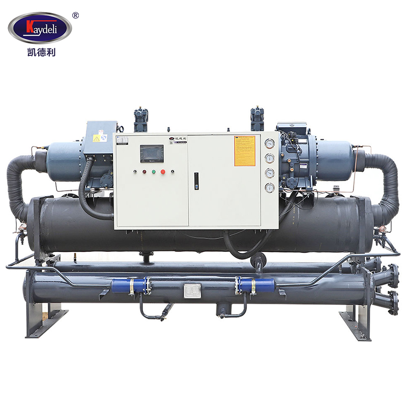 Kaydeli 360 HP industrial screw water cooled chiller system